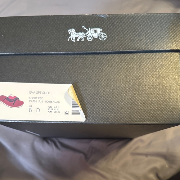 STORAGE BOX!! Coach Black Box with Coach Liner Paper and White Logo - Picture 6 of 14